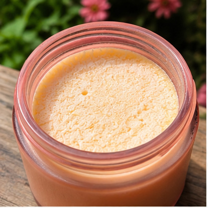 Open jar of fresh Fruity Puppy cream