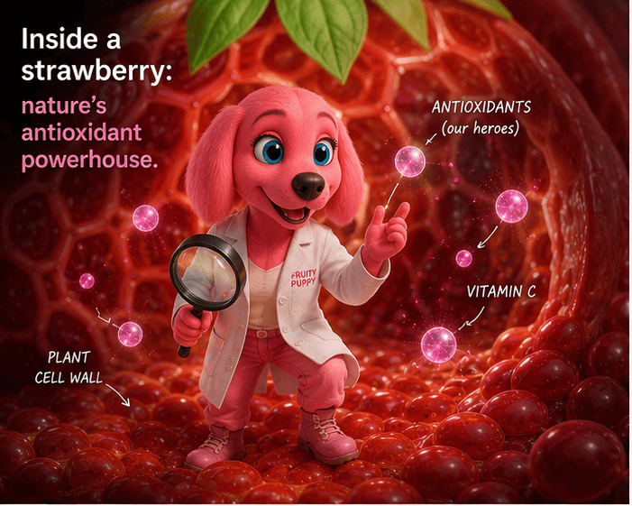 Inside a fruit’s antioxidant network