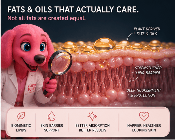 Fats and oils that actually care