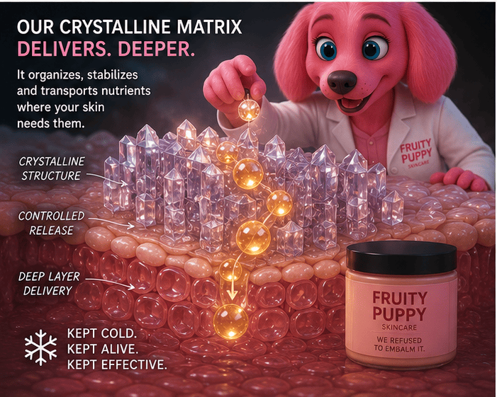 Our crystalline matrix delivers deeper